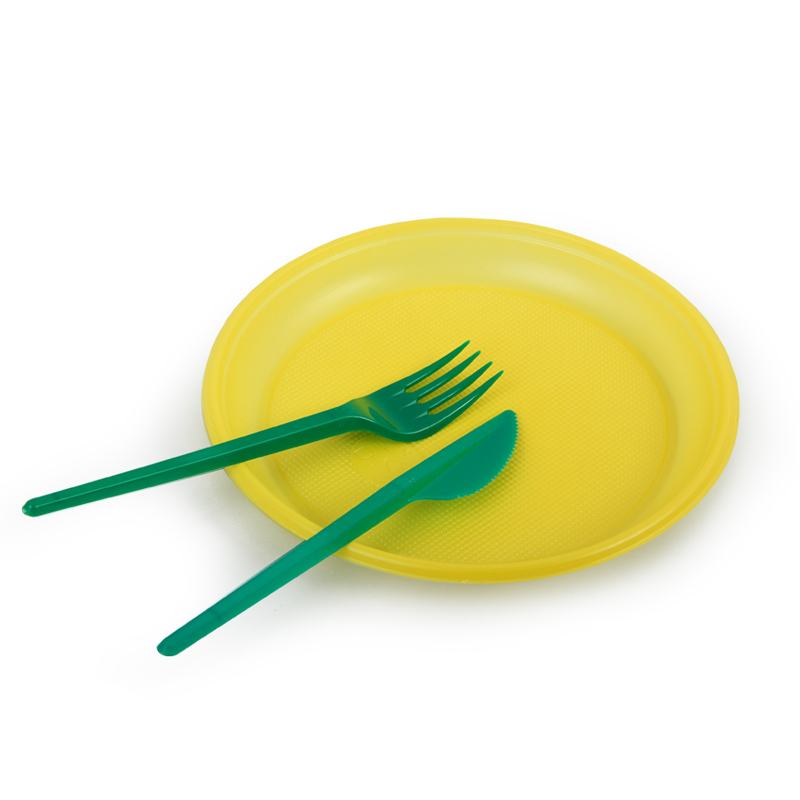 товар Тарелка пластиковая 165 мм, желтая TLP165Y