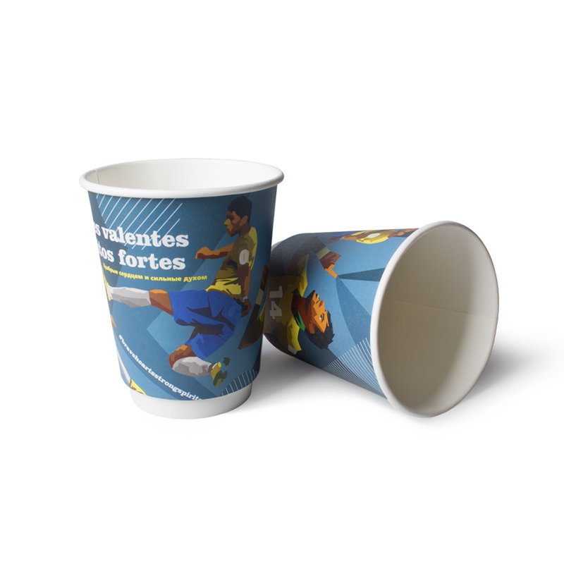 товар Двухслойный бумажный стакан "Футбол", 350 мл (макс. 400 мл) STD0356