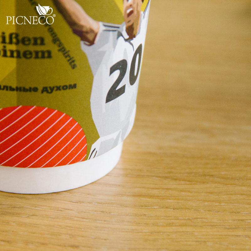 товар Двухслойный бумажный стакан "Футбол", 350 мл (макс. 400 мл) STD0356