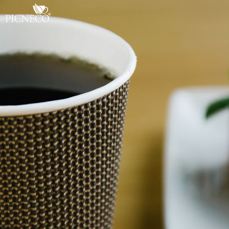 товар Бумажный гофрированный стакан, сетка, 400 мл (макс. 450 мл) STG145ST