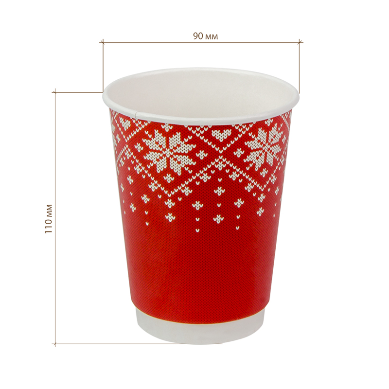 товар Стакан Свитер, двухслойный, 350 мл (макс. 400 мл) софт тач STD325Swst