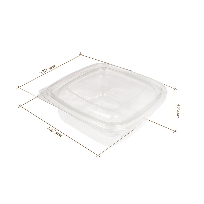 товар Контейнер c крышкой, ПЭТ, 137*142*48 мм, 375 мл, СпК-137 PK13737