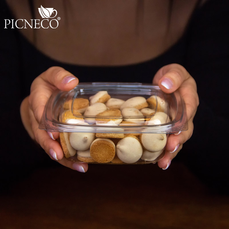 товар Контейнер c крышкой, ПЭТ, 137*142*48 мм, 375 мл, СпК-137 PK13737