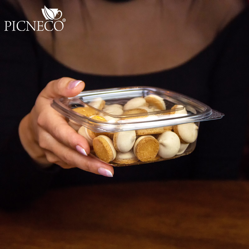 товар Контейнер c крышкой, ПЭТ, 137*142*48 мм, 375 мл, СпК-137 PK13737