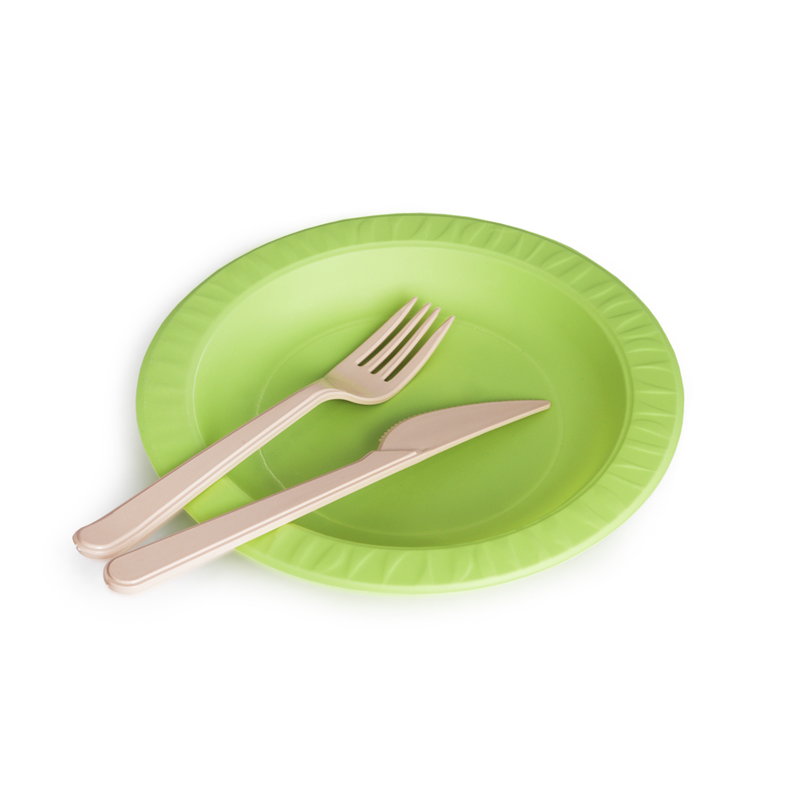 товар Пластиковый одноразовый бежевый нож ПРЕМИУМ, 180 мм SPP203B