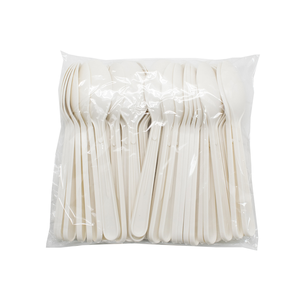 товар Ложка из кукурузного крахмала 125 мм, белая SP020