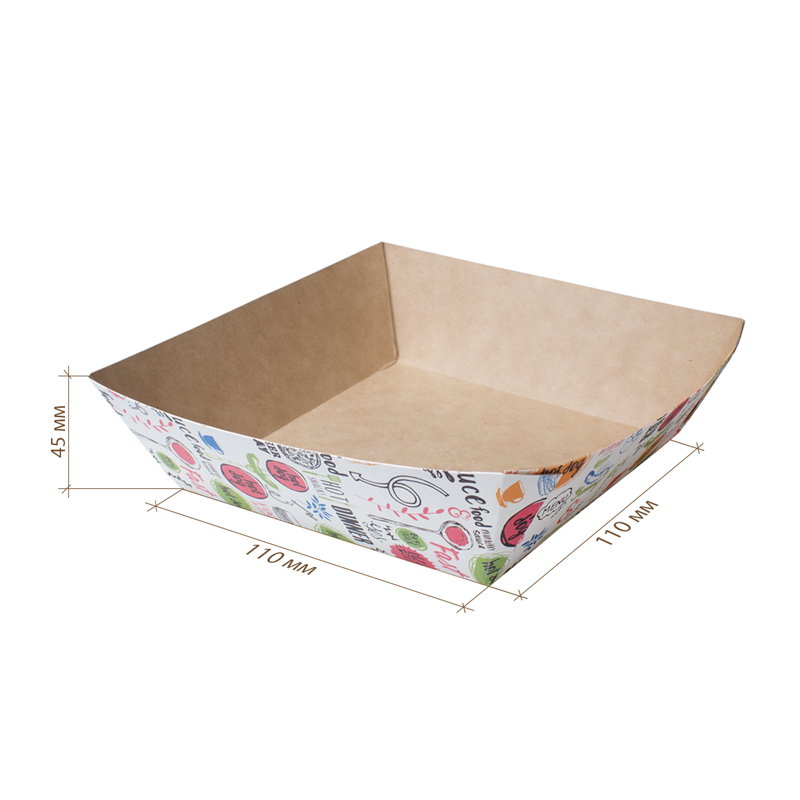 товар Лоток для фастфуда с рисунком, 550 мл BK251D