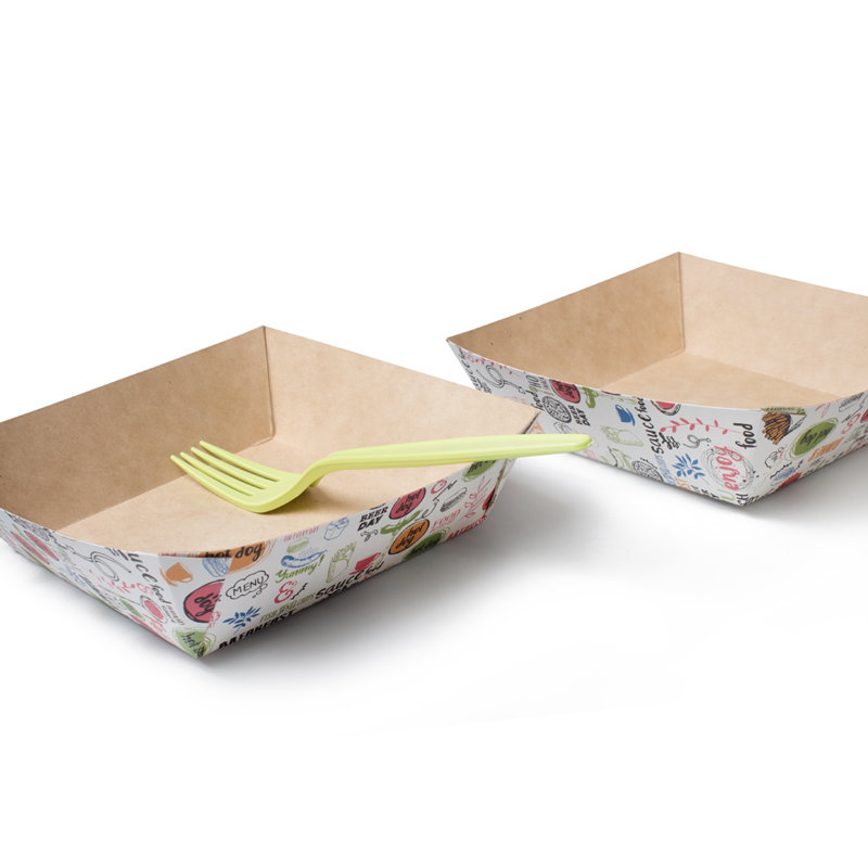 товар Лоток для фастфуда с рисунком, 550 мл BK251D