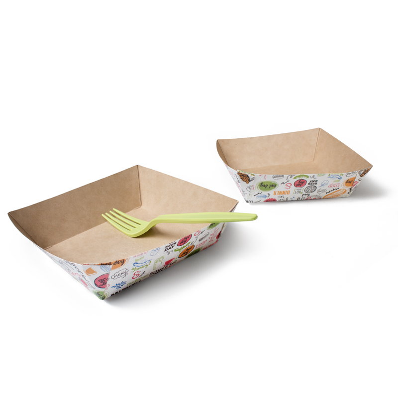 товар Лоток для фастфуда с рисунком, 550 мл BK251D