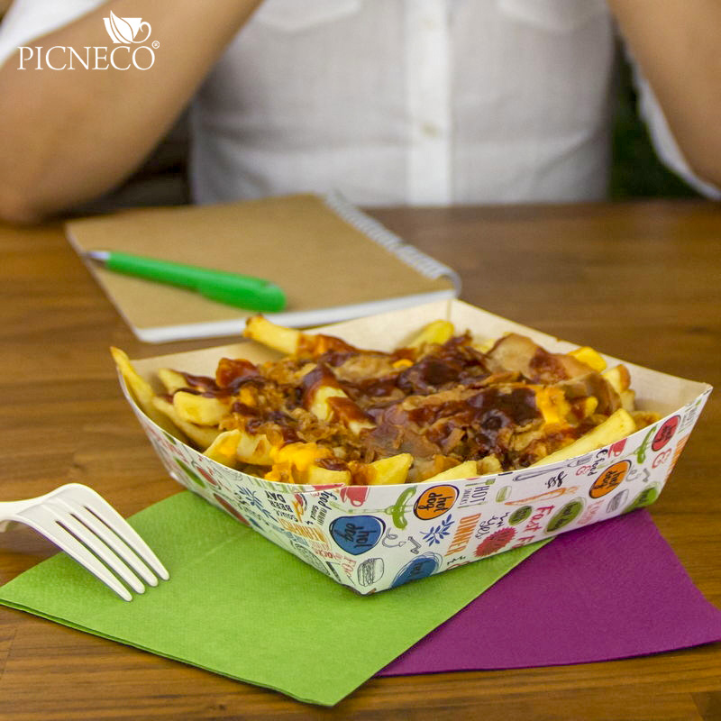 товар Лоток для фастфуда с рисунком, 550 мл BK251D