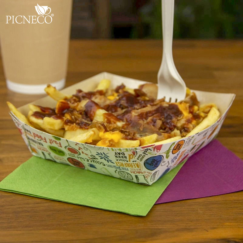 товар Лоток для фастфуда с рисунком, 550 мл BK251D