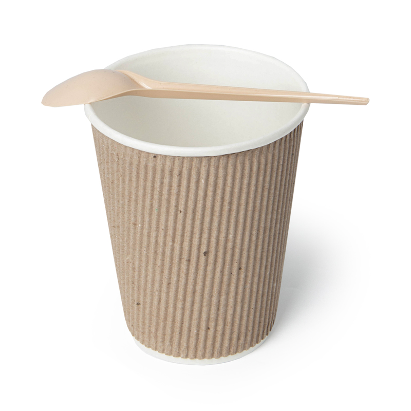 товар Гофрированный бумажный стакан 350 мл, крафт STG035K