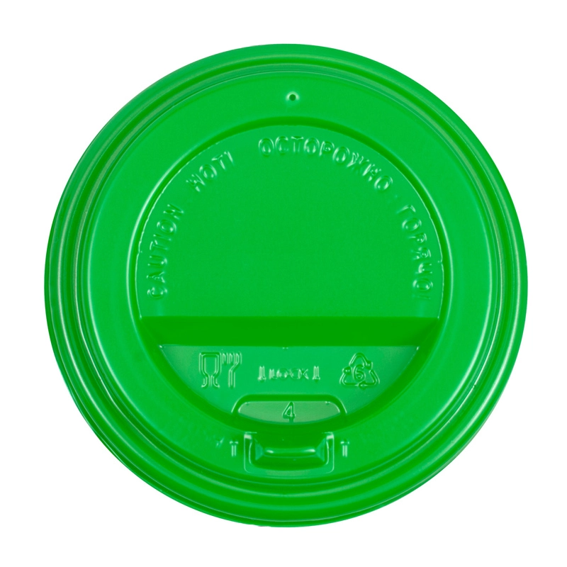 Крышка для бумажного стакана, 90 мм, зеленая