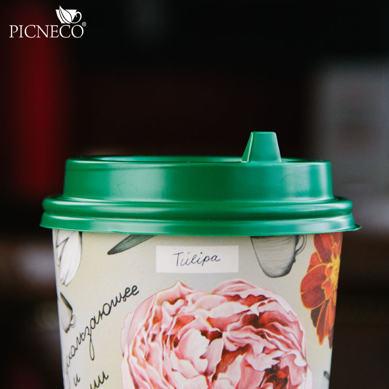 товар Крышка для бумажного стакана, 90 мм, зеленая KRZ190