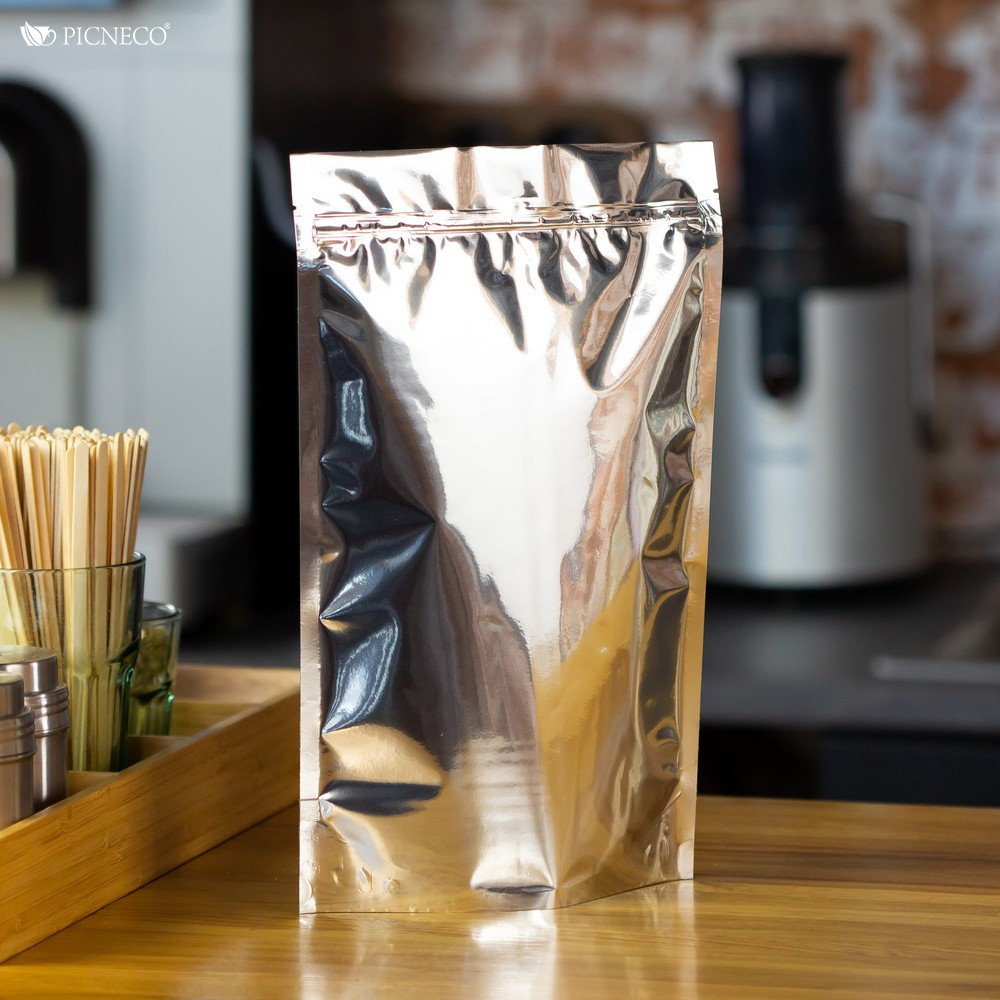 товар Дой-пак металлизированный пакет 160*230 мм, зип-лок замок ZIP1288