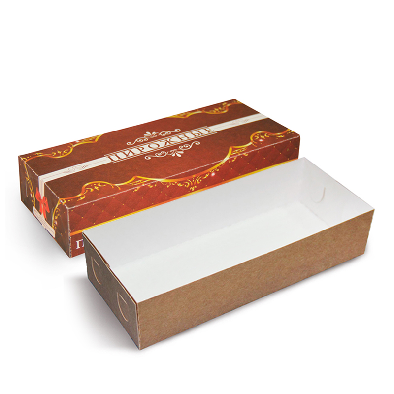 товар Крышка к упаковке под пирожные, 275*120*60 мм, Пирожные (BK379, BK3791) BK379p