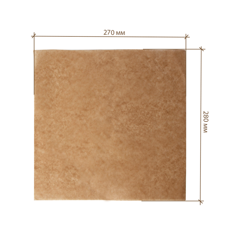 товар Оберточная бумага (упаковочная) в листах 270*280 мм крафт BOB0270