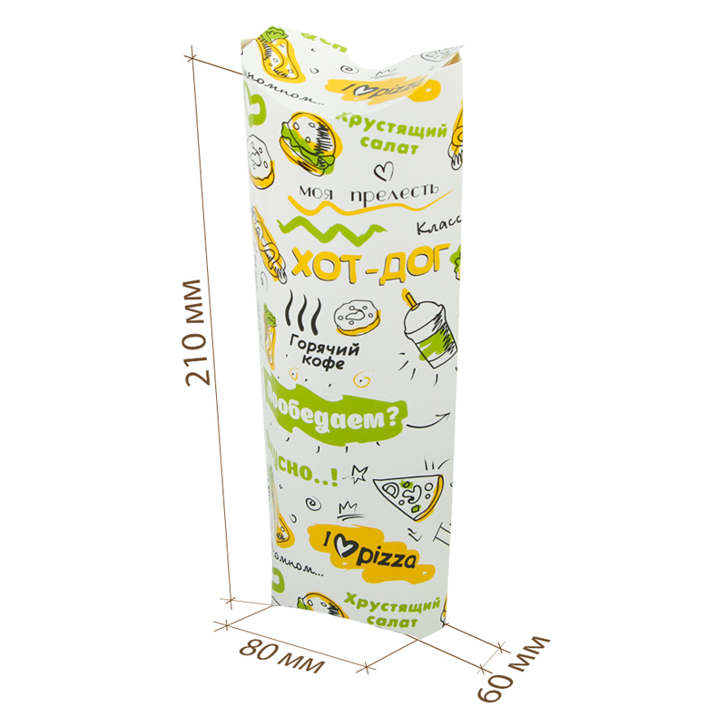 товар Упаковка под ролл, 210*80*60 мм, FOODкорт BK360