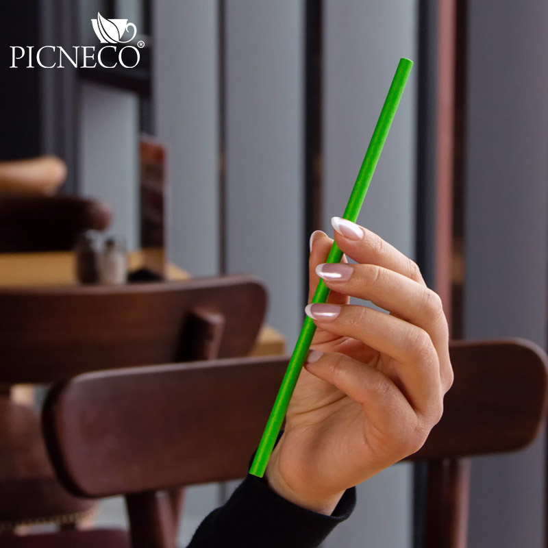 товар Трубочки для коктейлей "Лайм", 195*6 мм, 250 шт. TB064