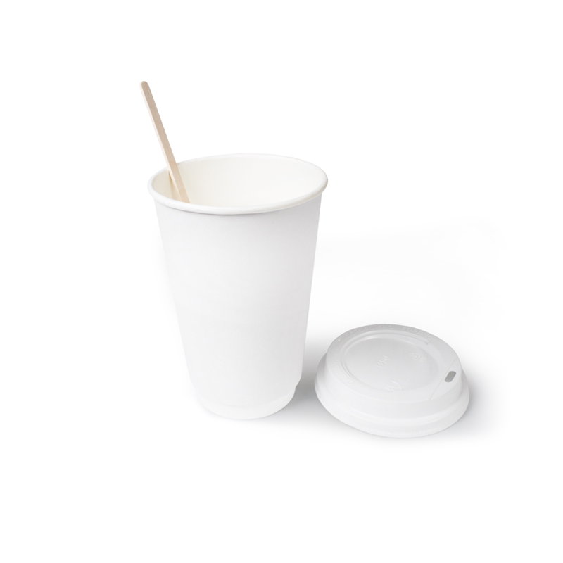 товар Бумажный стакан двухслойный белый 450 мл STDW043