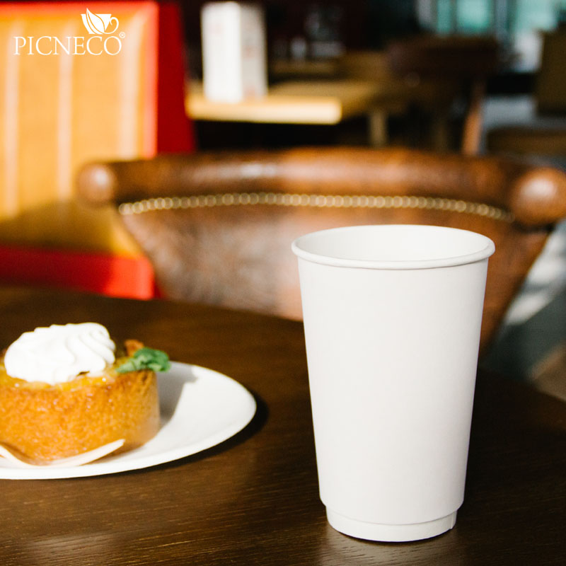 товар Бумажный стакан двухслойный белый 450 мл STDW043