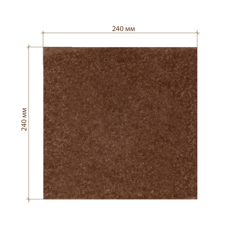 товар Бумажные салфетки "Gratias" коричневые, 1-слойные, 240*240 мм SL124Kor