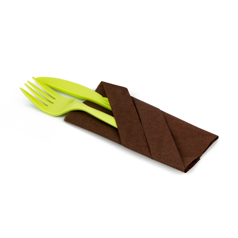 товар Бумажные салфетки "Gratias" коричневые, 1-слойные, 240*240 мм SL124Kor