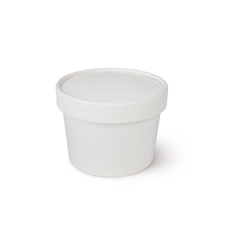 товар Одноразовая супница с бумажной крышкой белая, 230 мл (макс. 250 мл) BK121