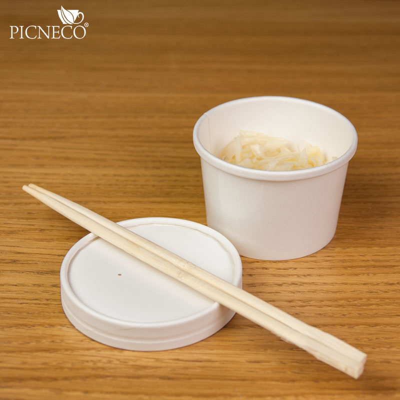 товар Одноразовая супница с бумажной крышкой белая, 230 мл (макс. 250 мл) BK121