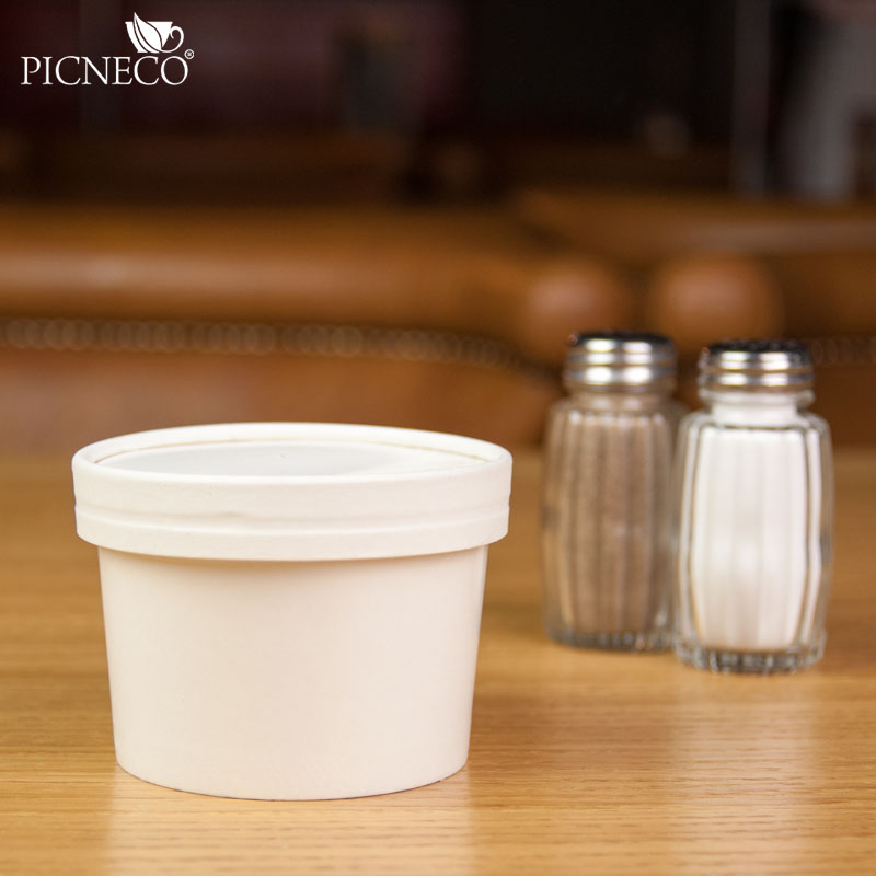 товар Одноразовая супница с бумажной крышкой белая, 230 мл (макс. 250 мл) BK121