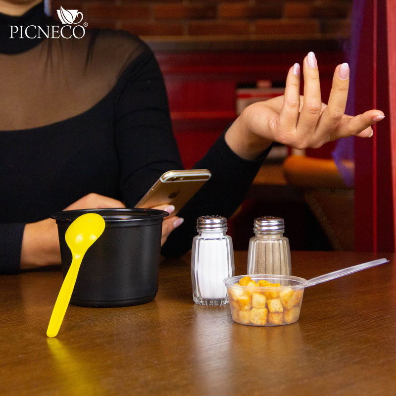 товар Ложка пластиковая ПП 150 мм, желтая SPP301Y