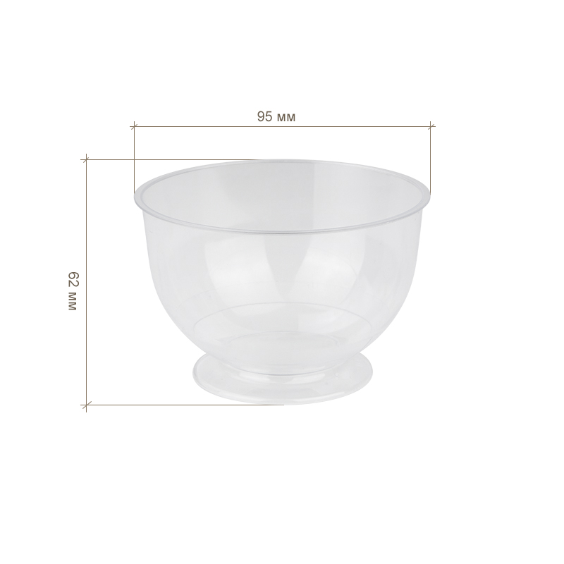 товар Креманка круглая прозрачная PS, 200 мл, Кристалл KM200