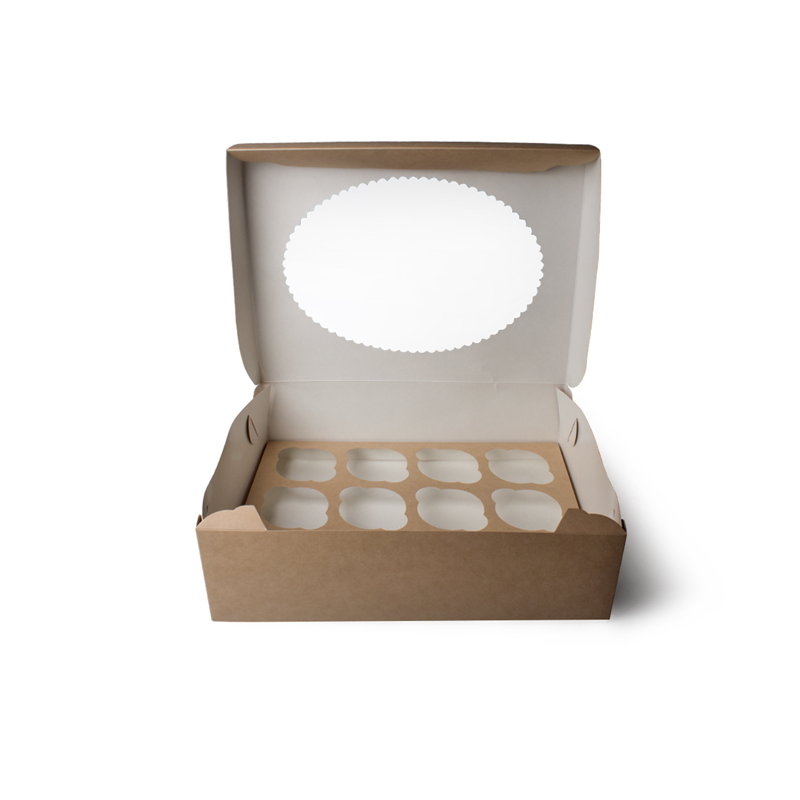 товар Коробка для капкейков с окном (для 12 штук ) BK083