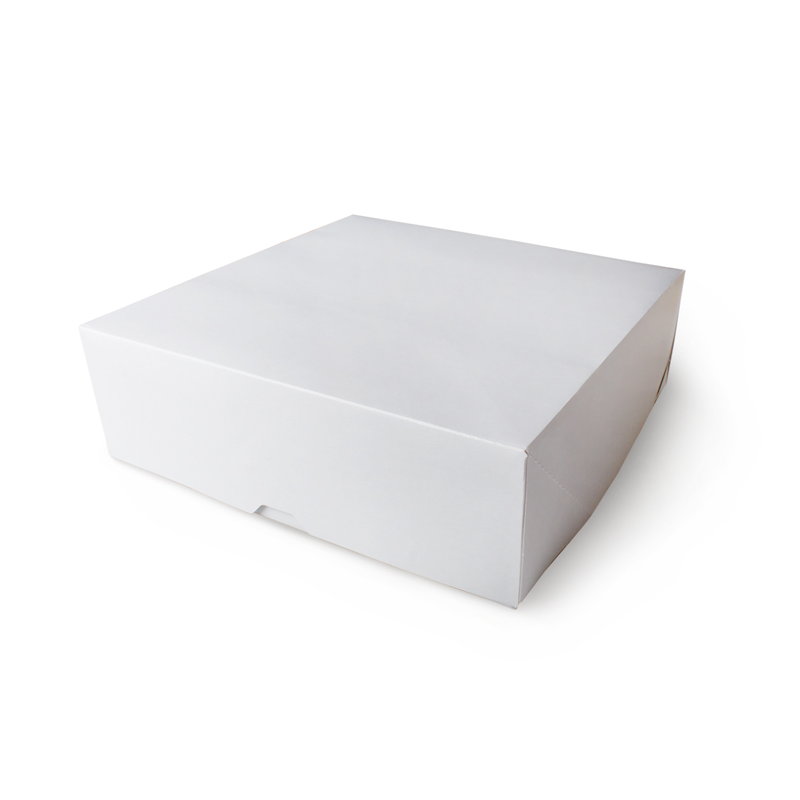 Коробка для торта и десертов белая 280*280*90 мм