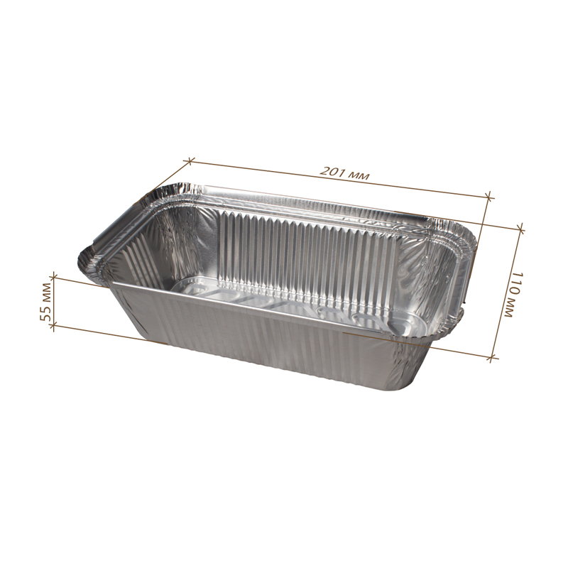 товар Алюминиевая форма, 201*110*55 мм (650 мл) ALL007