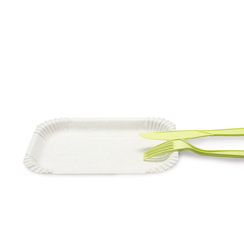 товар Одноразовая прямоугольная тарелка, 193*133*16 мм, белая BP002