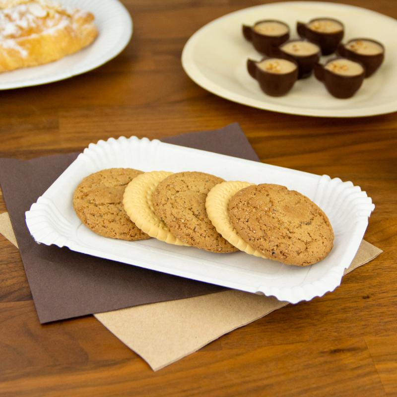 товар Одноразовая прямоугольная тарелка, 193*133*16 мм, белая BP002