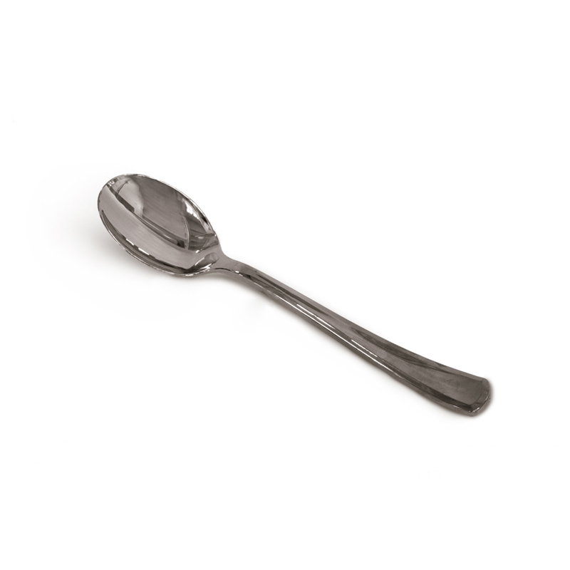 товар Одноразовая пластиковая ложка, металлик, 175 мм SPP101M