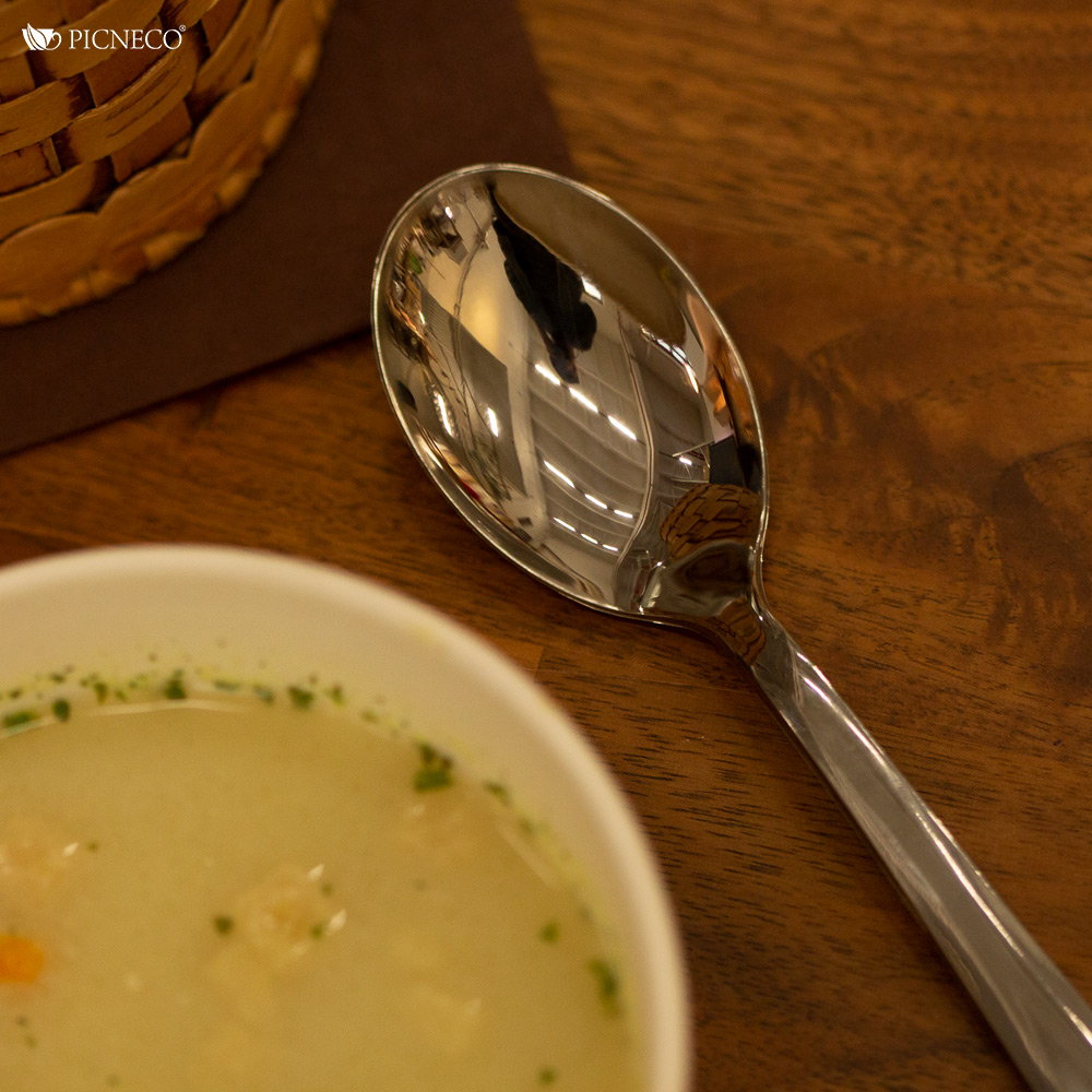 товар Одноразовая пластиковая ложка, металлик, 175 мм SPP101M