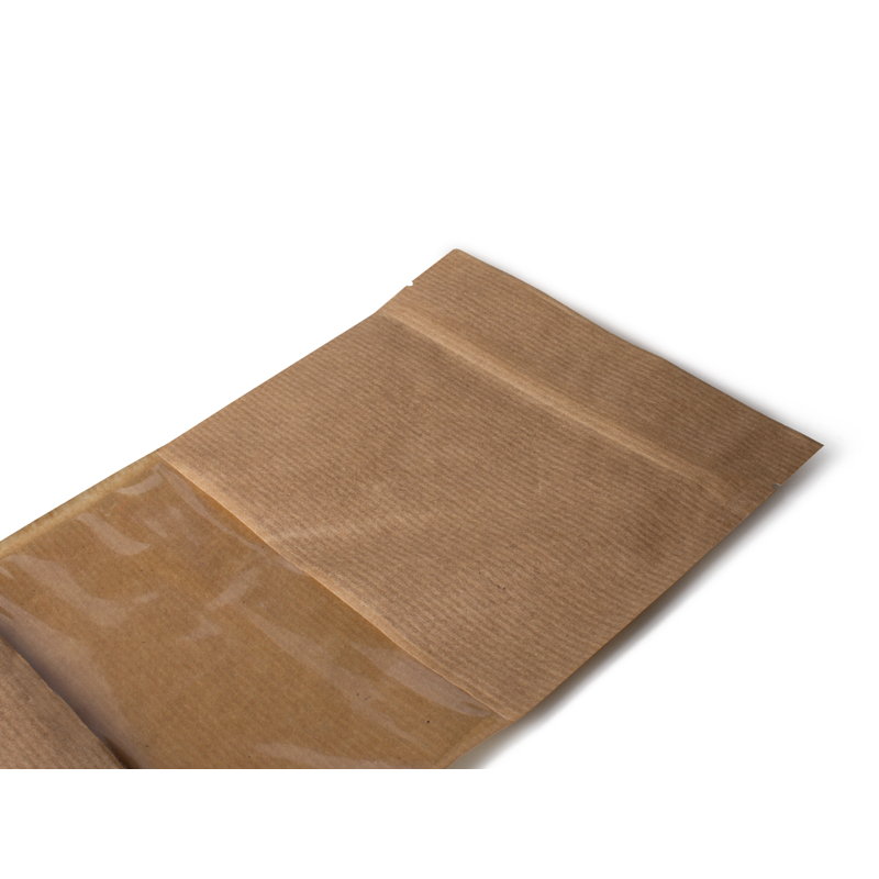 товар Крафт пакет дой пак зип лок с окном 70мм 150*40*240 мм ZLM150Kr