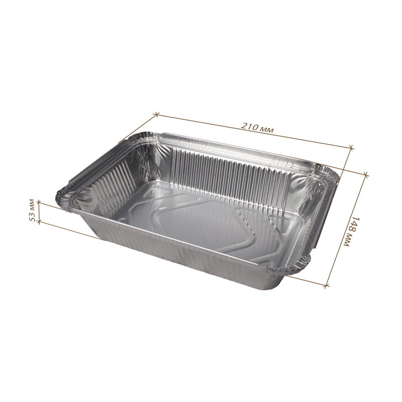 товар Алюминиевая форма, 210*148*53 мм (780 мл) ALL005