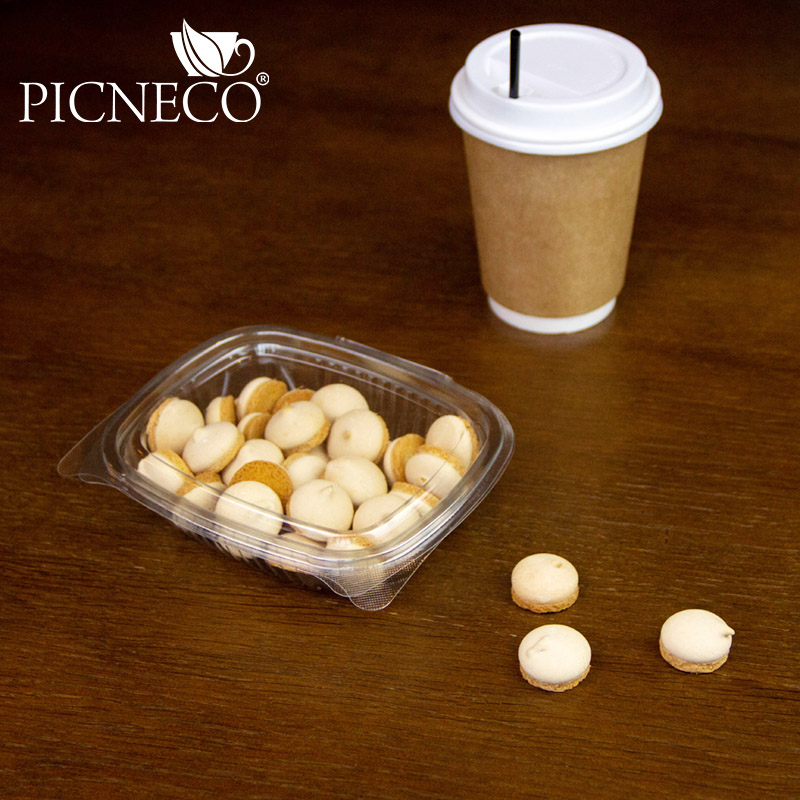 товар Контейнер c крышкой ПЭТ, 156*129мм, 350 мл, СпК-156 PK15635