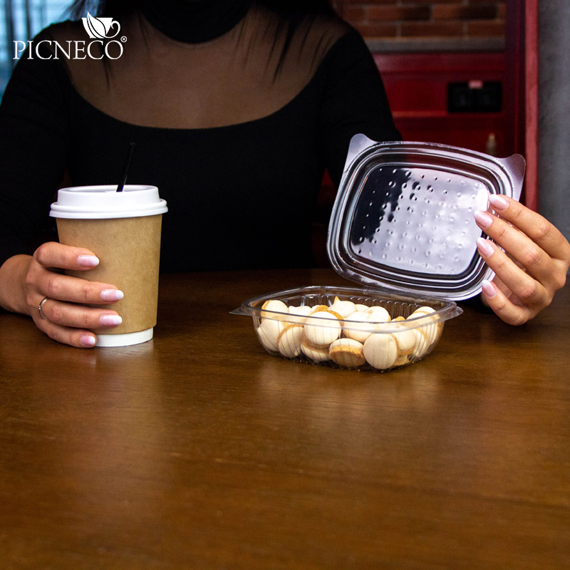 товар Контейнер c крышкой ПЭТ, 156*129мм, 350 мл, СпК-156 PK15635