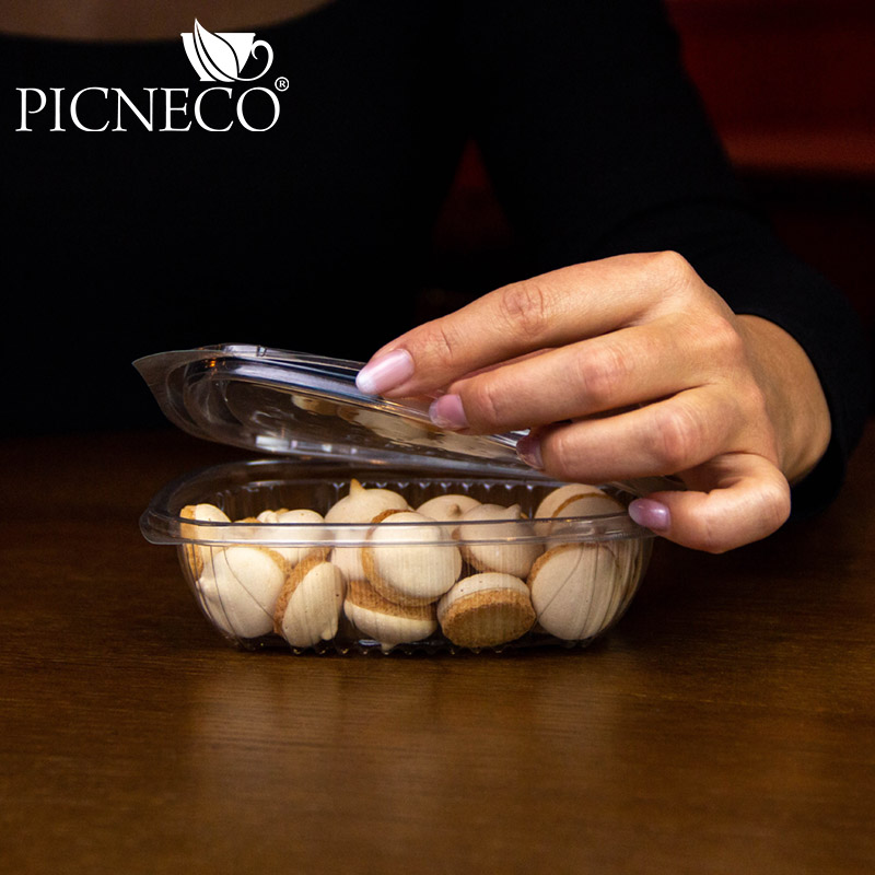 товар Контейнер c крышкой ПЭТ, 156*129мм, 350 мл, СпК-156 PK15635