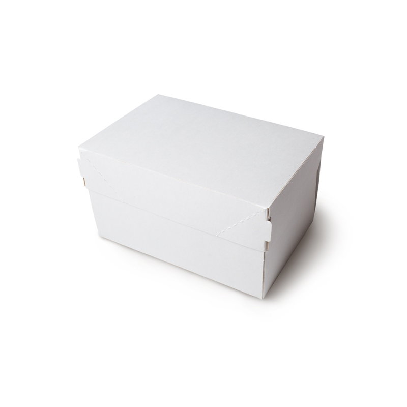 Коробка для десертов, белая, 150*100*85 мм, 1200 мл