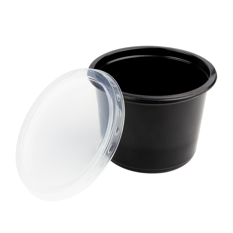 товар Контейнер круглый PP, черный, 115*82 мм, 500 мл, cерия СпК-115 V4-0031