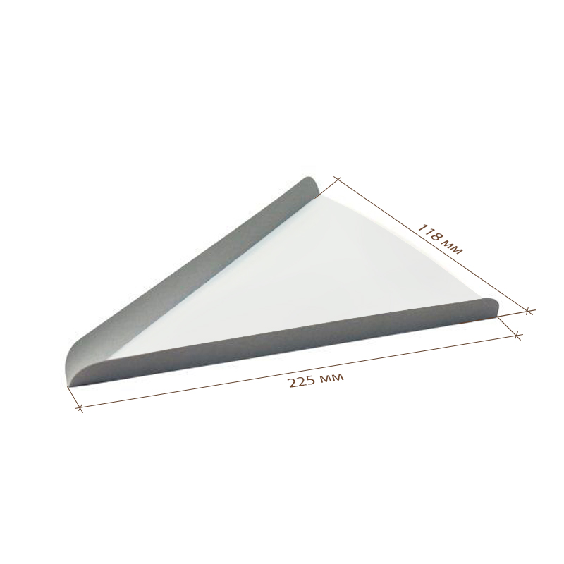 товар Тарелка уголок под пиццу, 225 мм, белая BK372