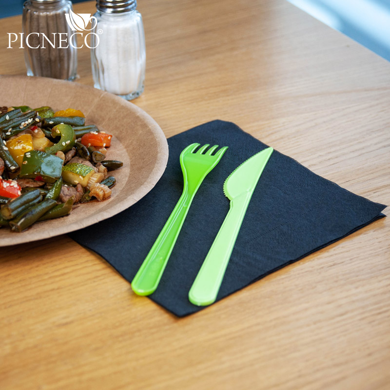 товар Пластиковый одноразовый салатовый нож ПРЕМИУМ, 180 мм SPP203G