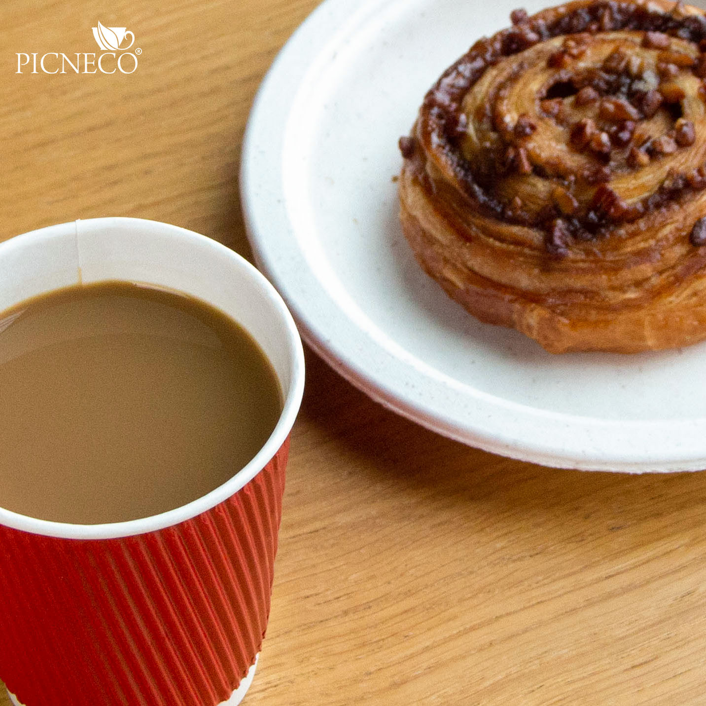 товар Гофрированный бумажный стакан 250 мл, красный STG025R