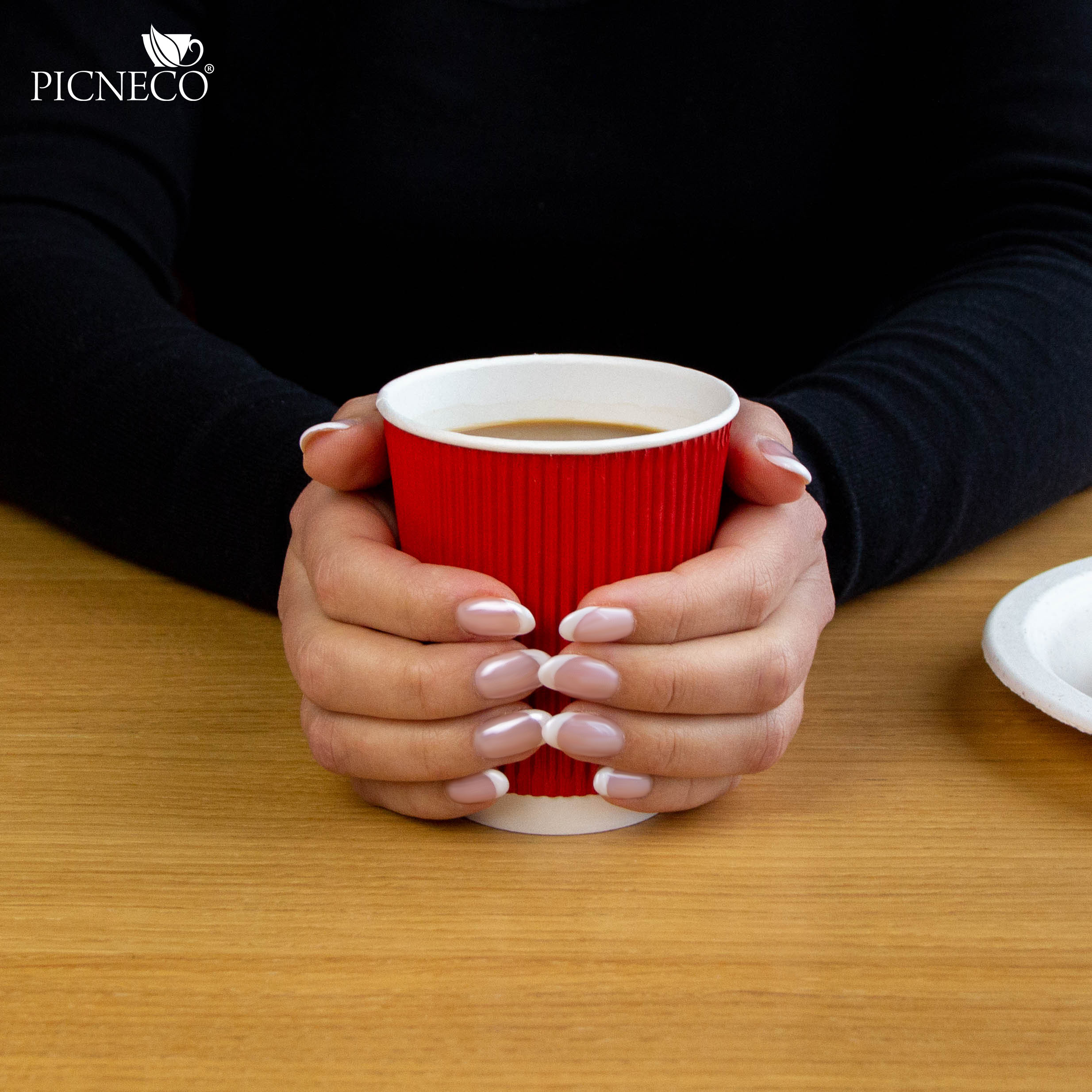 товар Гофрированный бумажный стакан 250 мл, красный STG025R